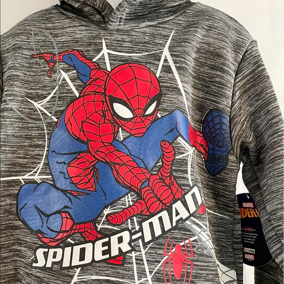 🆕Boy’s Marvel Spider-Man Hoodie Size 7 - Picture 3 of 9